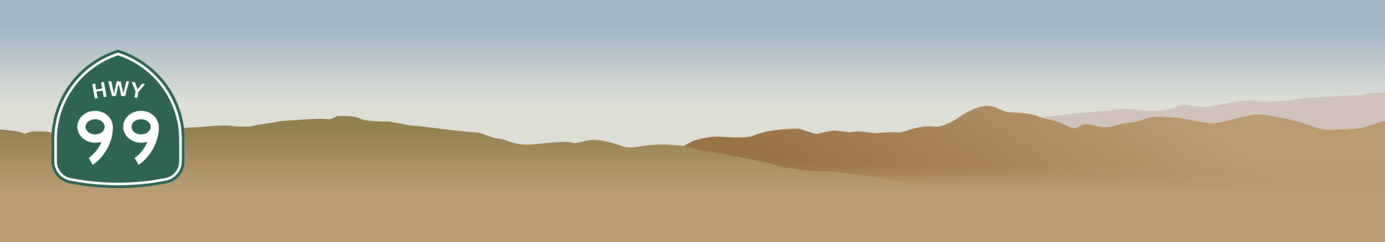 Highway 99 - Central Valley landscape